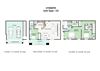 3 bedroom 3 bathroom Floor plan A 3 bedroom 3 bathroom Floor plan A at Landing at Round Rock, Texas